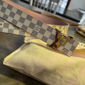 Louis Vuitton crossbody and Belt